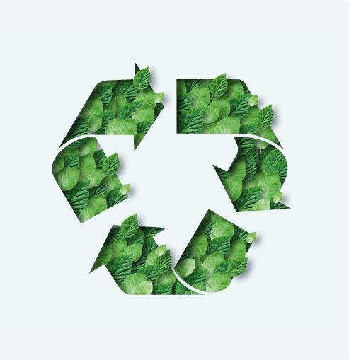 green recycle symbol all ways clean